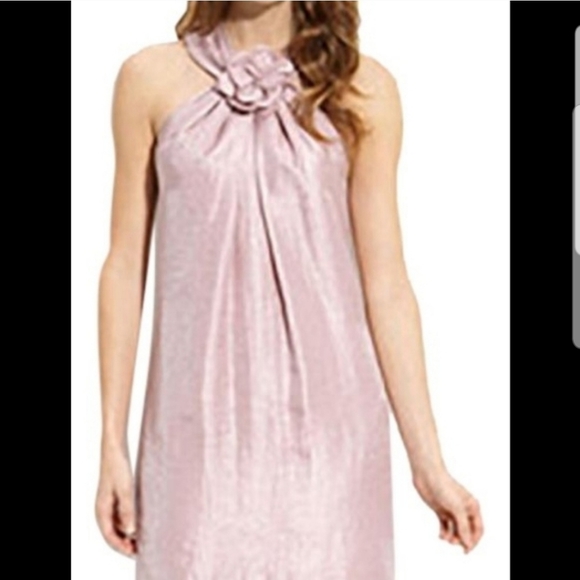 Alexia Admore Rose Shimmer Dress Blush Gold XS - Picture 8 of 8